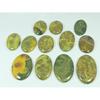 455Cts.Natural Ocean Jasper Oval Shape Cabochon Loose Gemstone 12 Pcs Lot C-3483