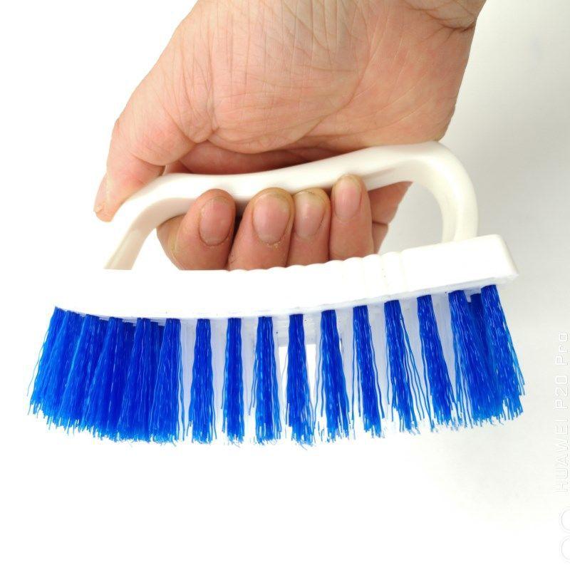 Cepillo para fregar de cerdas duras para ropa, zapatos, cepillo grande de plástico para limpieza de manos, para cocina y baño.