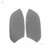 2*Gray Door Handle Armrest Panel Leather Cover For Honda Accord 8th Gen 08-12
