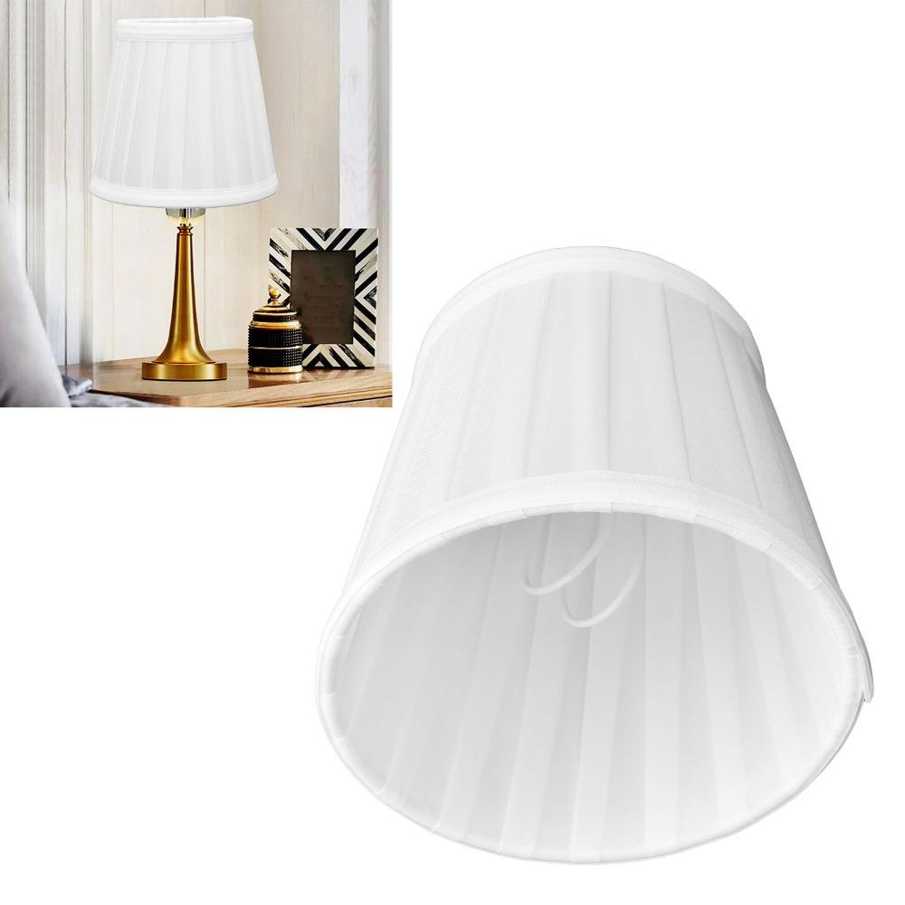 2PCS Clip On Design Table Lampshade Lightweight Modern Simple Lampshade Clip On Lampshade  Bedroom