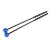 2 STK Trommelschlägel Perkussionsschlägel für Xylophon Glockenspiel Marimba Glocke Chimes Schwarzer Stab Blau