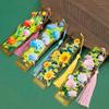 Elegant Floral Metal Bookmark with Tassel - Rose, Sunflower & Hydrangea Design