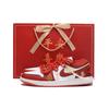 Air Jordan 1 Vintage Basketball Shoes Men's Low Top Red White FJ3459-160(Team59-SBOX)