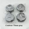 2026 Hot Car Silver Red 4pcs 75mm Wheel Center Hub Caps 4Pcs For Mercedes Benz AMG A0004000900 W212 W205 W204 W211 W213 Accessories DR1