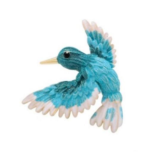 Kolibrie Broche Vliegende Vogel Reversspeld Artistieke Vogel Broche Accessoire voor Dames Overhemden Jassen Truien Kolibrie Liefhebbers