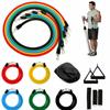 [Yezoos] Set mit 11 Widerstandsbändern für Fitnessübungen, Yoga, Pilates und Bauchmuskeltraining