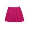 MARTINE GOLF Out Pocket Pleats Skirt_Deep Pink