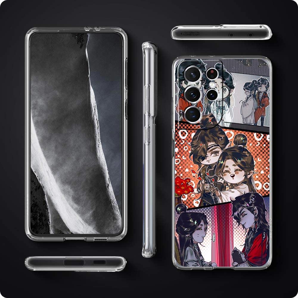 Heaven Official's Blessing Chinese Phone Case For Samsung Galaxy S23 Ultra S22 5G S20 S21 FE 5G S10E S9 S8 S10 Plus Clear Cover
