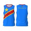 Democratic Republic Of Congo Flag  Basketball Sports Running Fitness Sleeveless Tshirt