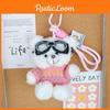 Dopamine Bear Plush Pendant With Cotton Filling For Backpack And Gift Use