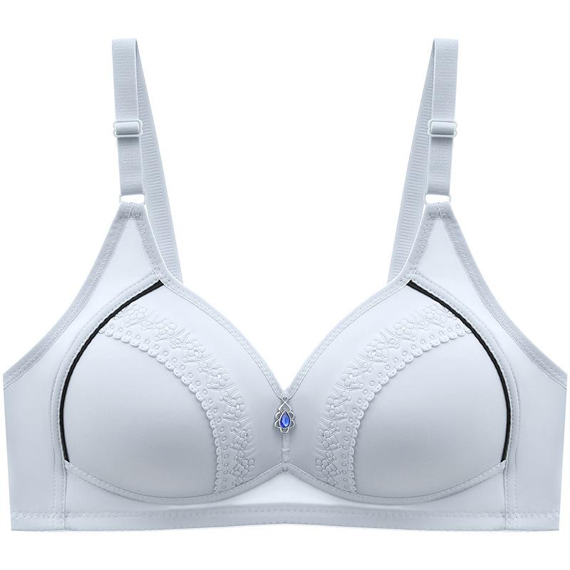 Breathable and Glossy Women's Bra - Non-magnetic Thin Cup Design, Collecting Comfortable and Fitted, Elegant Maternity/women's Underwear