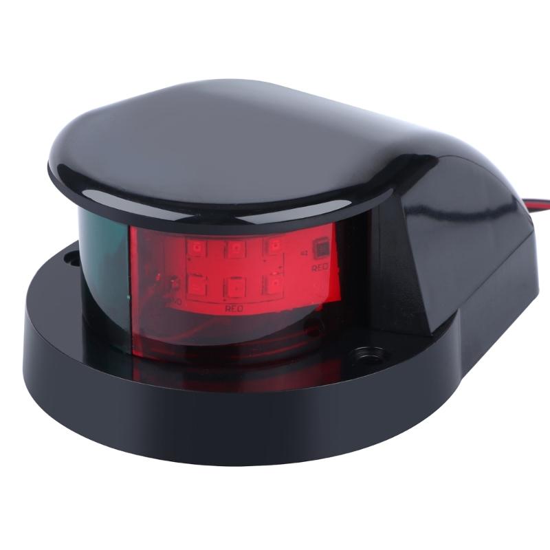 Waterproof Marine Navigation Lamp Marine Boat Bow Lights with Red & Green LED