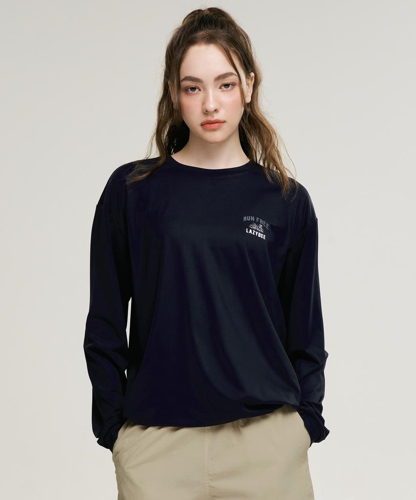 Leijibi Airfresh String Oversized Rash Guard Long Sleeve Women'S & Men'S Swimwear Mw (7 Colors) (B Type)