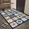 Classic Bohemian Style Front Door Mat Non Slip Household Floor Rug