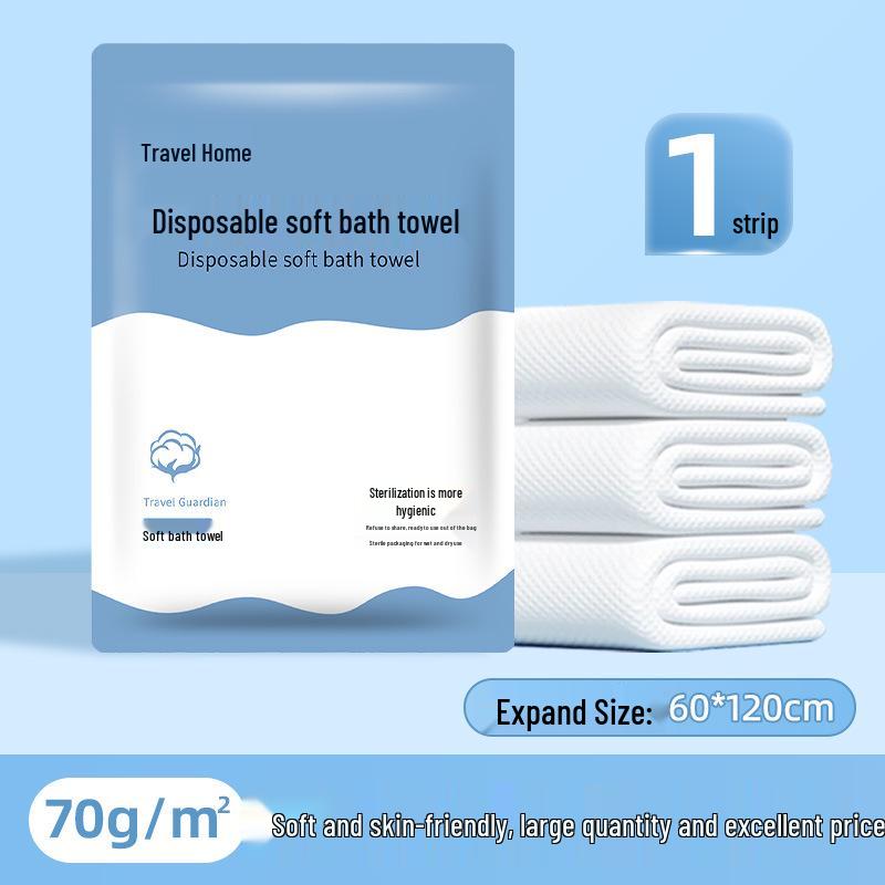 You Zhi Jia Portable No-Rinse Disposable Bath Towels - Travel 4-Piece Set
