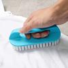 1 pieza Cepillo de fregar Cerdas duras Lavandería Ropa Zapatos Cepillo de fregar Portátil Plástico Mano Cepillo de limpieza Cocina Baño