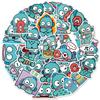 50 Cute Cartoon Water Monster Half Mermaid Laptop Suitcase Skateboard Graffiti Decoration Stickers