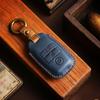 GUSHIBEI Genuine Leather Car Key Case Cover For KIA