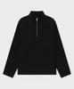 Bellie Ripple Half Zip-Up - Raven Black