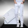 White Denim Trousers Men Baggy Jeans Slim Fit Pants Classic Jean Homme Spijkerbroeken Heren Biker High Quality Soft Fashion