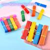 100pcs/8cm Math Color Counting Stick Children's Learning Educational Toys Montessori Teaching Aids Preschool Math Learning Tools