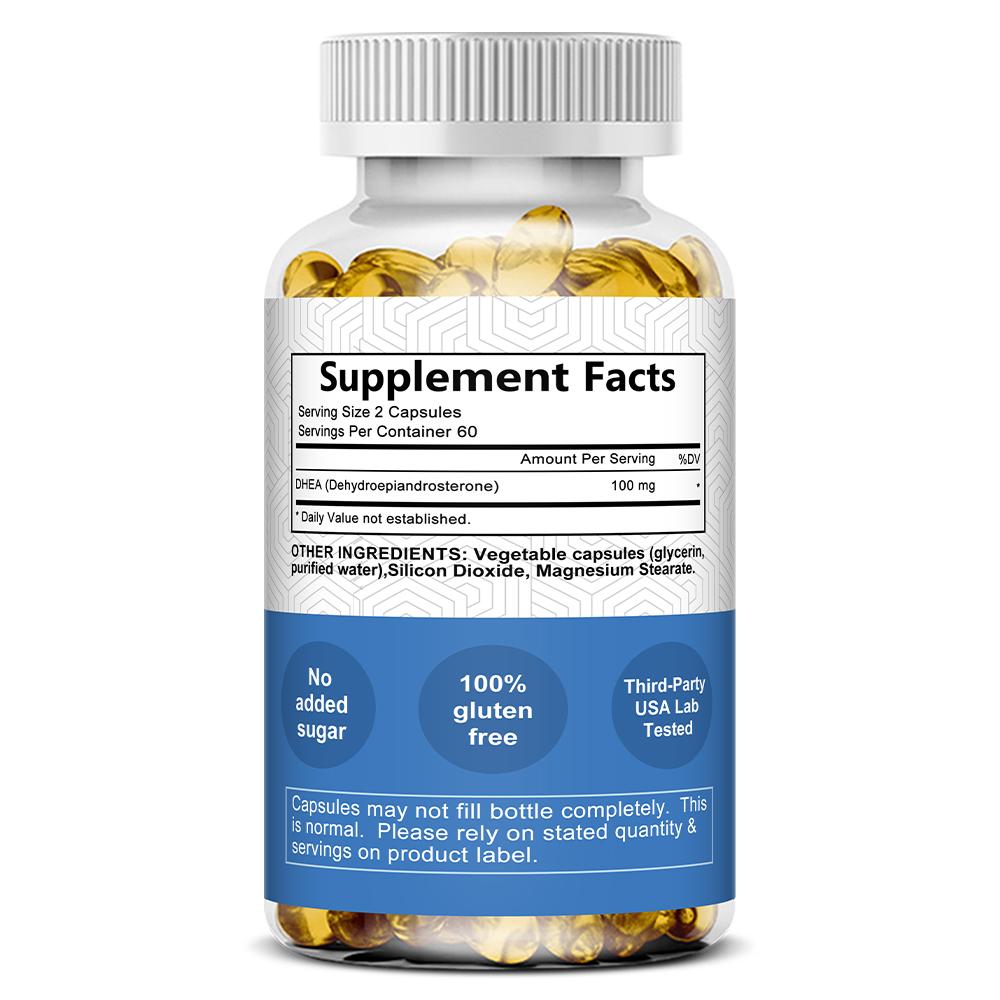 Suplement DHEA Balincer, 100 mg, Dehydroepiandrosteron, 120 kapsułek