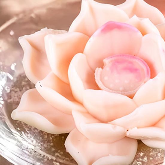 Yousheng Flower Silicone Molds Flower Candle Molds Rose Peony Fondant Mold for Jelly Chocolate Mousse Cake Decorating 3D Candle Soap Floral Epoxy