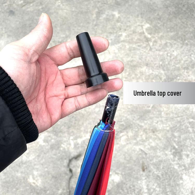 Long Handle Waterproof Umbrella Accessories: Cap, Top Cover, Sun Protection, and Repair