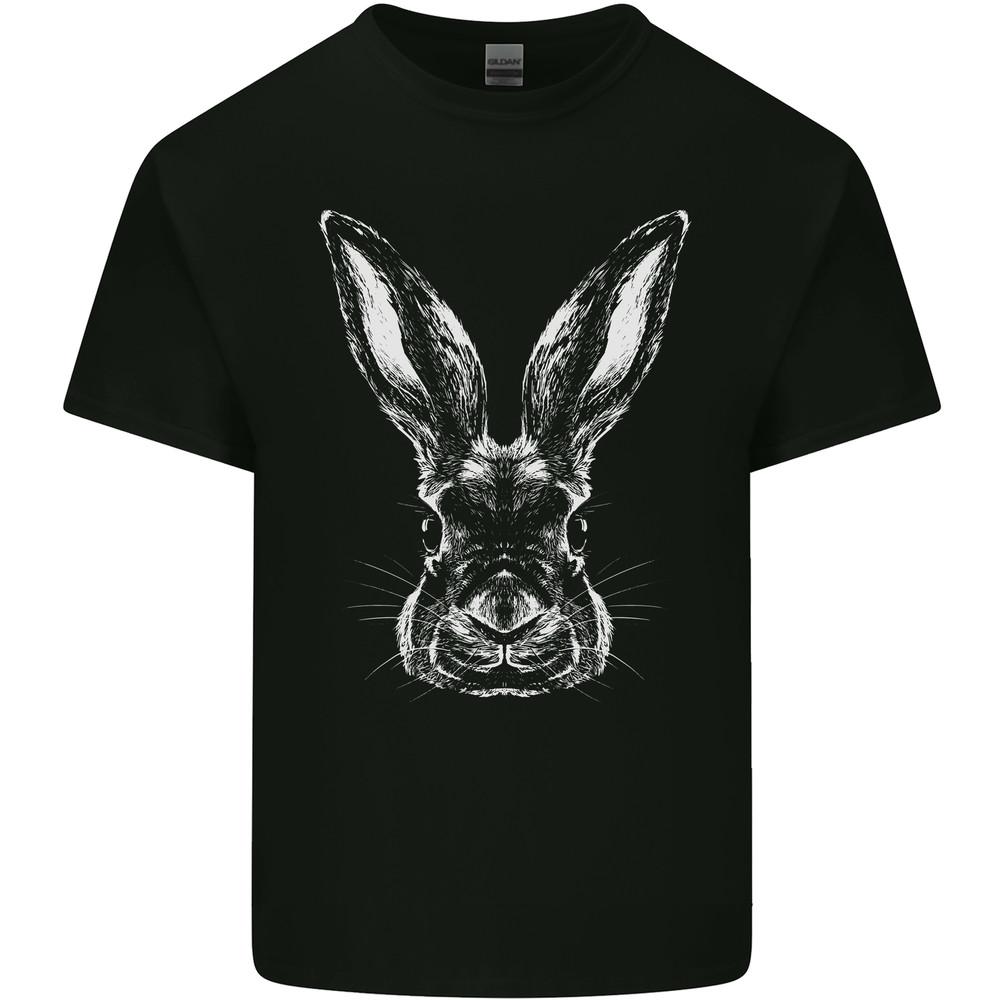 T-shirt da Uomo in Cotone Leggero con Testa di Coniglio T-Shirt Unisex