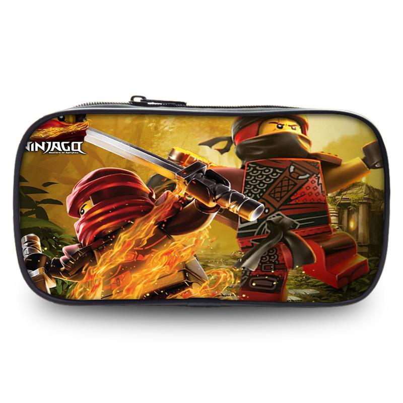 Cartoon Kinder Ninjago Federmäppchen mit leichtem Nylonmaterial für den täglichen Gebrauch