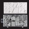 200 Pieces Assortment of Springs Tension Springs Various Small Extension and Compression Springs with Storage Box