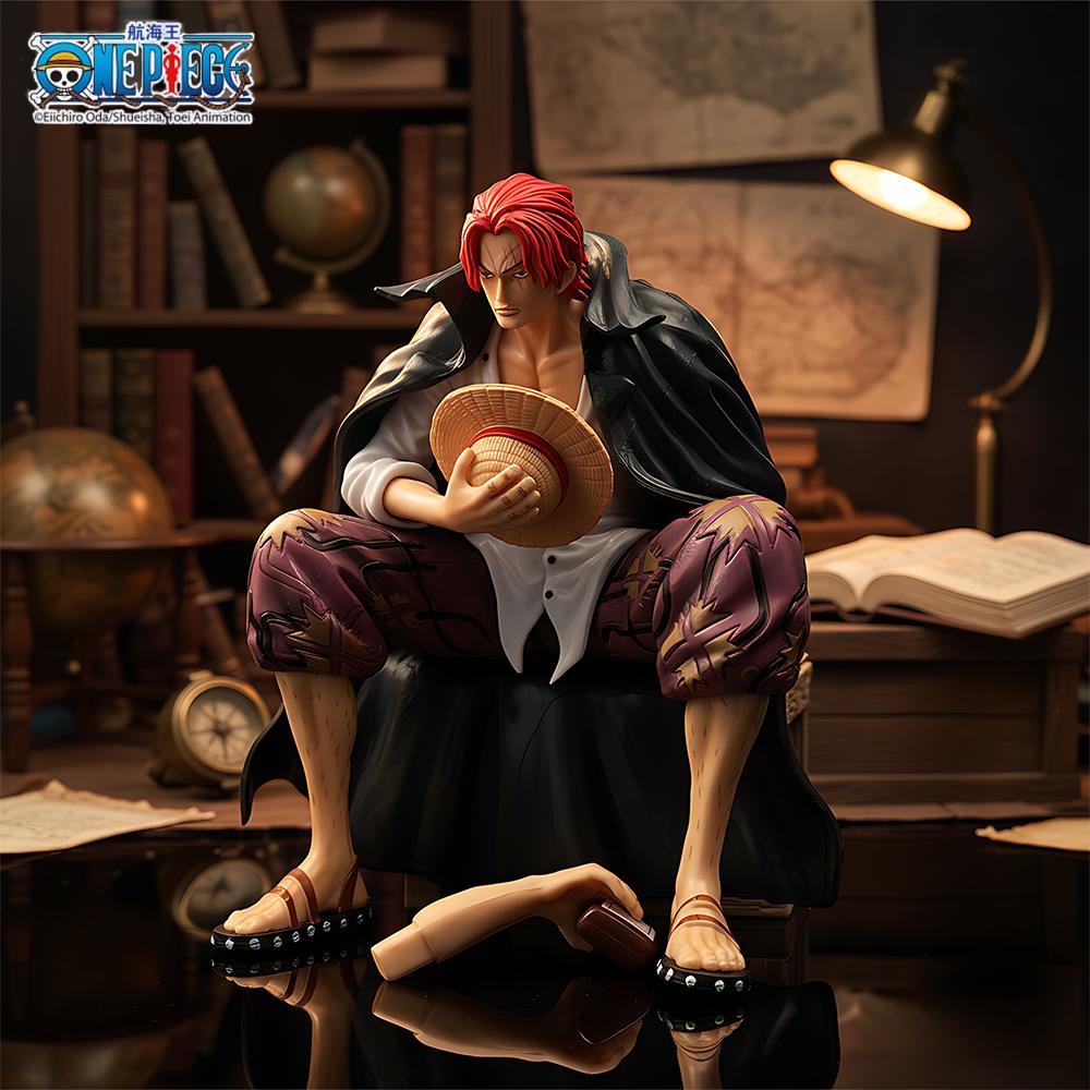 1pc Officially One Piece Shanks Figure One of the Four Emperors — Collectible Desktop Decor Ideal Beautiful Gift for Holiday and Birthday