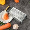 Cheese Cutter 4-Sided Stainless Steel Vegetable Cutters Grip Box Grater Food Shredder Kitchen Tools
