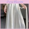 Womens Casual Wide Leg Pants With White Strap Design For Summer Comfort