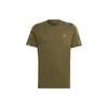 Originals Striped Breathable Crew Neck Short Sleeve T-Shirt Men Tops Olive HK2797