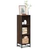 Bookshelf Brown Oak Look 33.5 X 33 X 107.5 Cm Engineered Wood