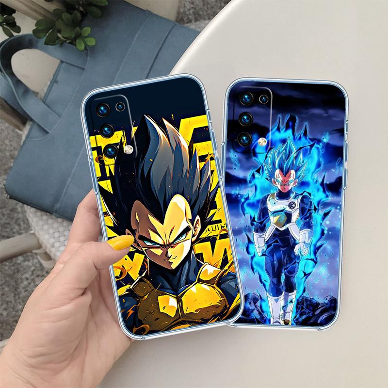 Dragon Ball Vegeta Transparent Phone Case for Motorola Moto Edge 20 30 40 50 S30 Fusion Ultra Pro Neo Lite + G200 G23