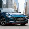 For Hyundai Elantra 7Th 2021 2022 2023 2024 Sport Racing Style Car Front Bumper Lip Spoiler ABS Splitter Body Modification Kit