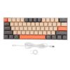 61 Key Mechanical Keyboard RGB Backlit 2.4G Bluetooth 3.0 5.0 Rechargeable Mini Gaming Keyboard for