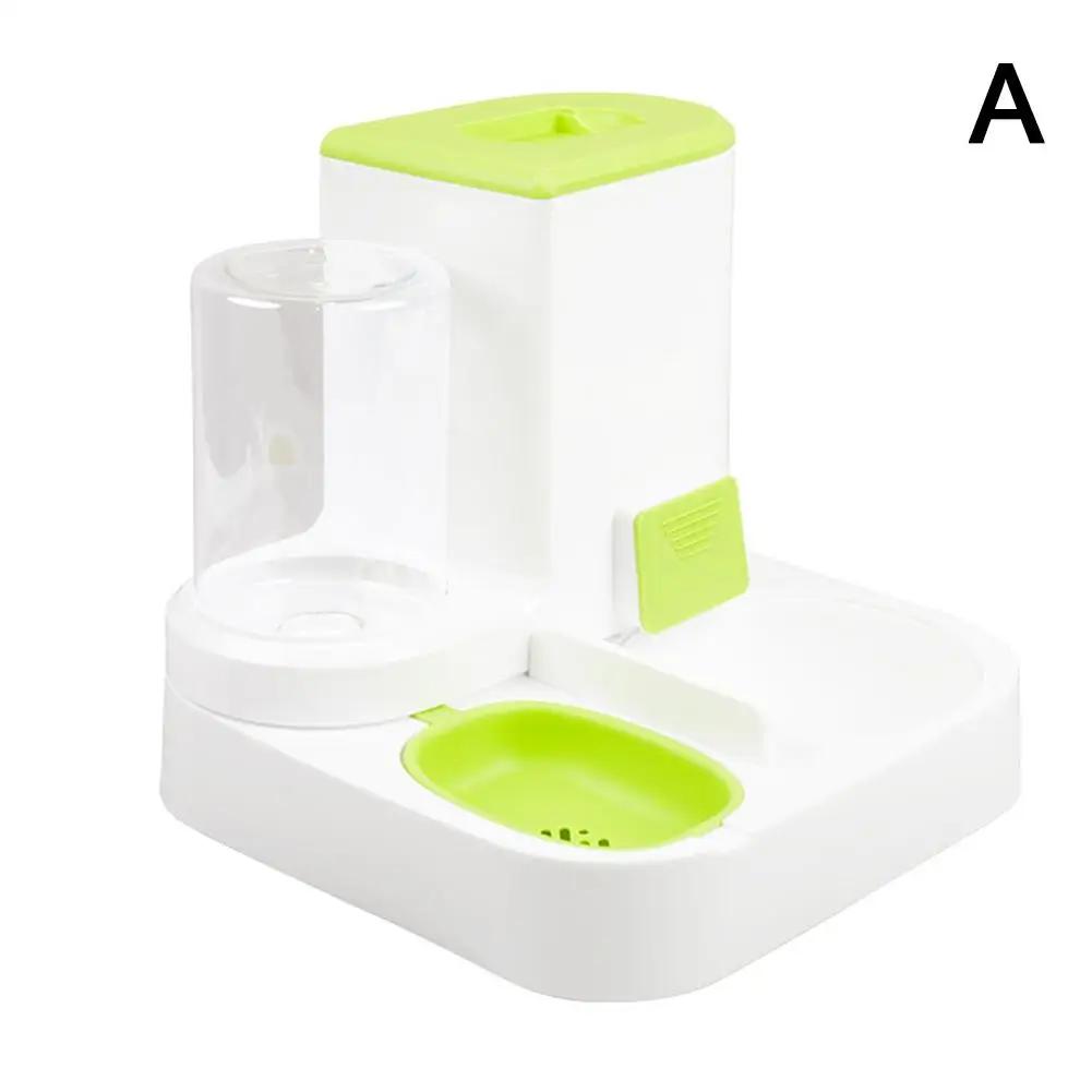 Pet Water Dispenser Large Capacity Dry Wet Separation Feeding Automatic Water Drinker Integration Water Dogs Grain Cats Fee Y9P8