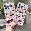 Vollbild Rote Kirsche Handyhülle Für IPhone 16 15 14 13 12 11 Pro Max X XR XS 7 8 Plus SE Für IPhone 16 15 14 Plus Hülle Funda