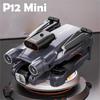 Dronă P12 Pro 4K/8K HD Aerial ESC Photography Drone Tracking Low Power Return Gimbal cu trei axe Anti-shake Video Quadcopter Jucărie Cadou