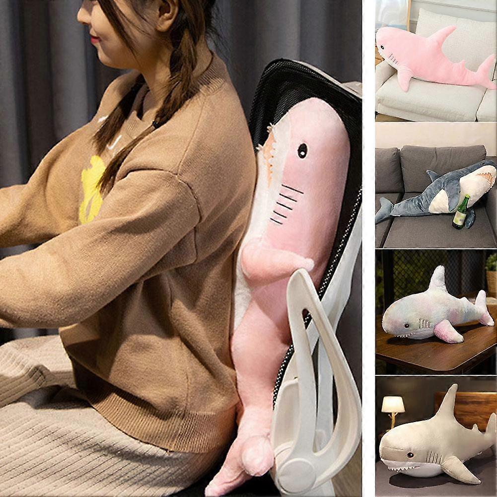30cm Riesenhai Plüschtier Niedriges Haikissen Schlafzimmerkissen Puppe Geschenke für Mädchen