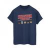 Netflix Womens/Ladies Stranger Things Caricature Logo Cotton Boyfriend T-Shirt