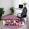 1PC Taylor Swift Office Round Rug, Non-slip, Soft and Durable Office Rug for Interior Decoration, Perfect for Office, Beautiful Decoration