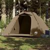 Vidaxl Fishing Tent, 4-Person, Olive, Quick Setup