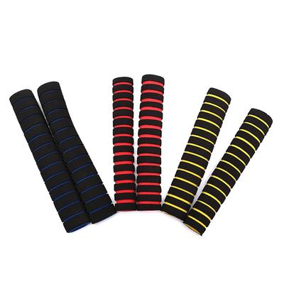 1Pair Racing Sponge Handlebar Cover Motorcycle Handle Non-slip Foam Grip Bicycle Handlebar Bicycle Grips 22cm Long