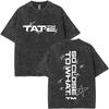 Washed Vintage Tate McRae So Close To What Concert  Tshirt Miss Possessive T Shirts Men Women Fashion Oversized Tshirts