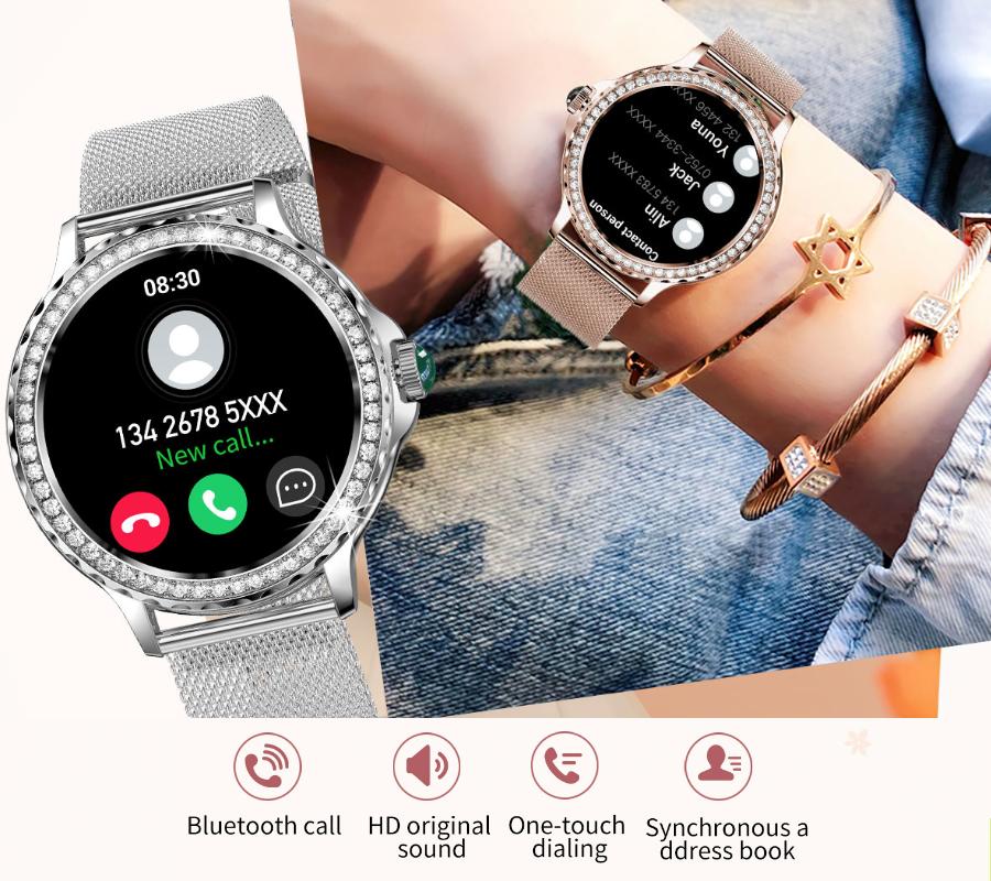 Smartwatch Rubicon Rncf19 Rose Gold