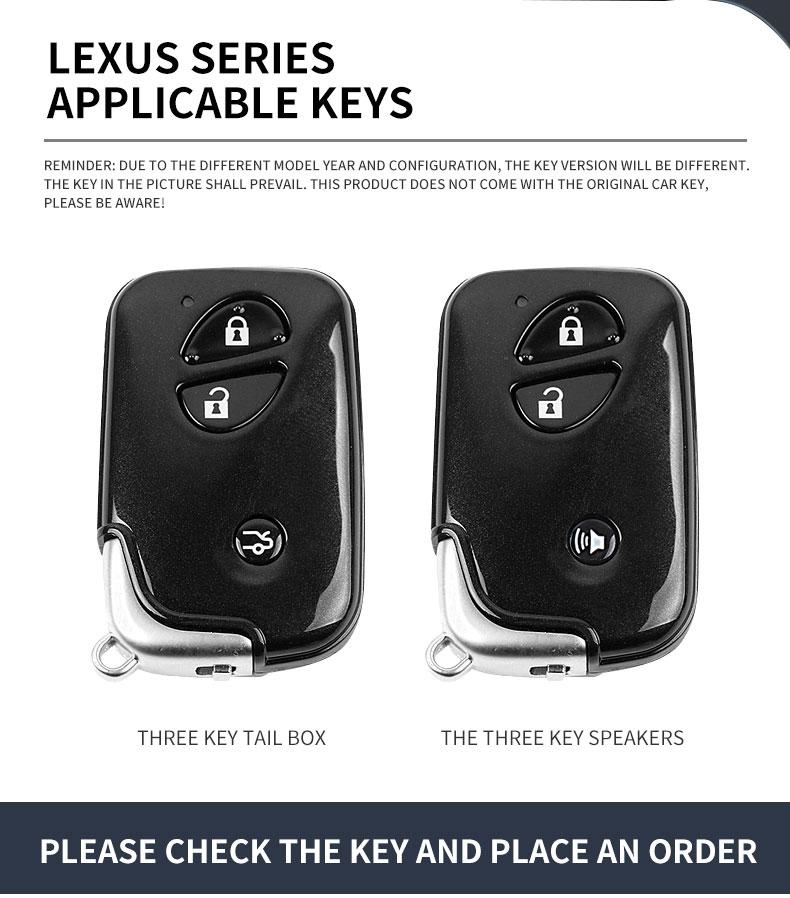 Zinc Alloy Car Smart Remote Key Fob Case Cover Holder Shell For Lexus IS250 CT200 CT200h RX270 RX350 RX450 Keychain Accessories SN5